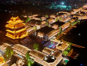 山東莒國(guó)古城文旅夜游燈光，百萬余人共賞千年雅韻